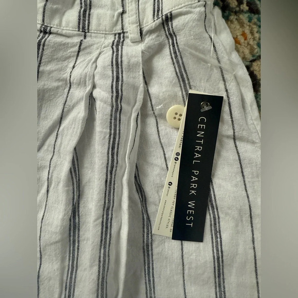 NWT Revolve Central Park West Linen Pants - Picture 4 of 8